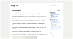 Desktop Screenshot of brygg.se
